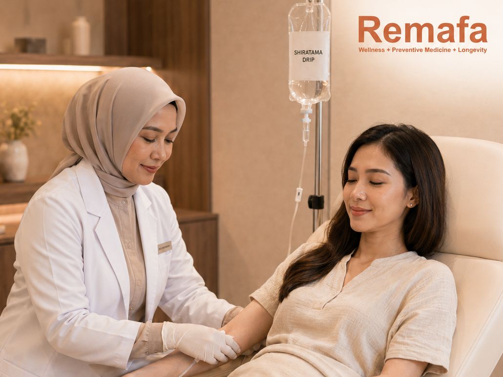 Ilustrasi layanan Shiratama Drip